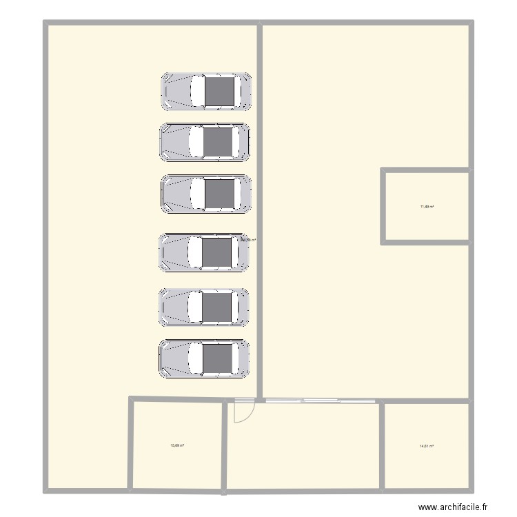 local GANY. Plan de 0 pièce et 0 m2