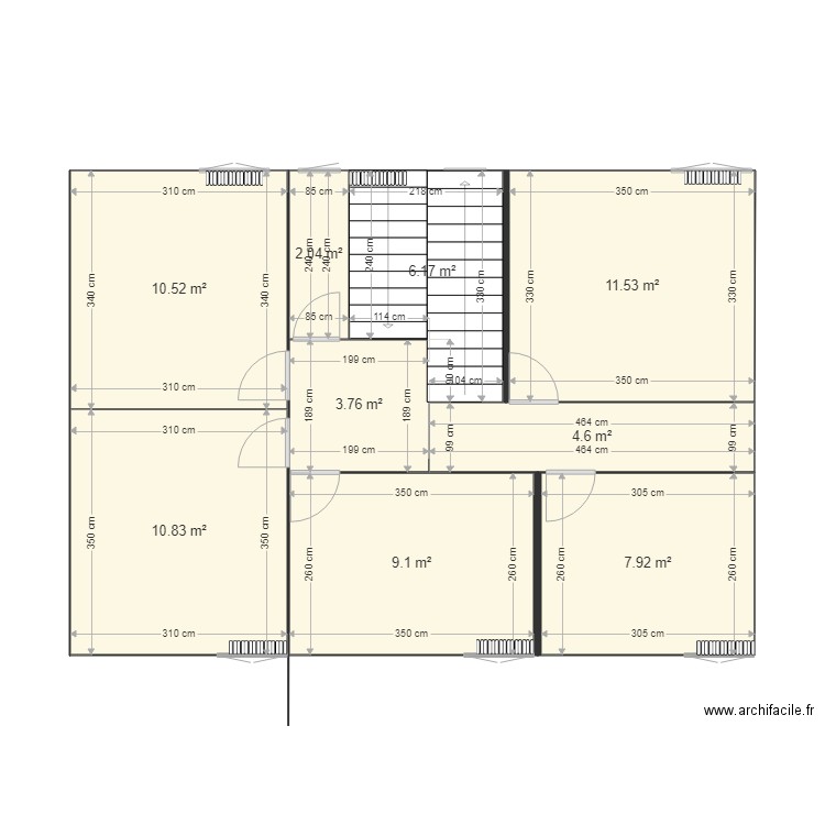 2eme etage couvent. Plan de 0 pièce et 0 m2