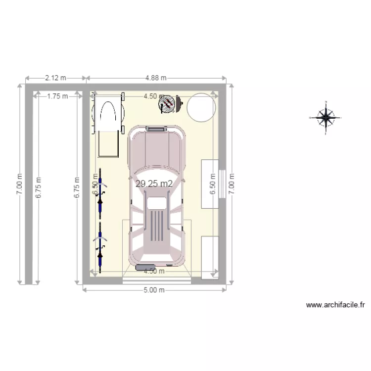plan garage 1 ou 2 pens. Plan de plan garage 1 ou 2 pens. Plan de