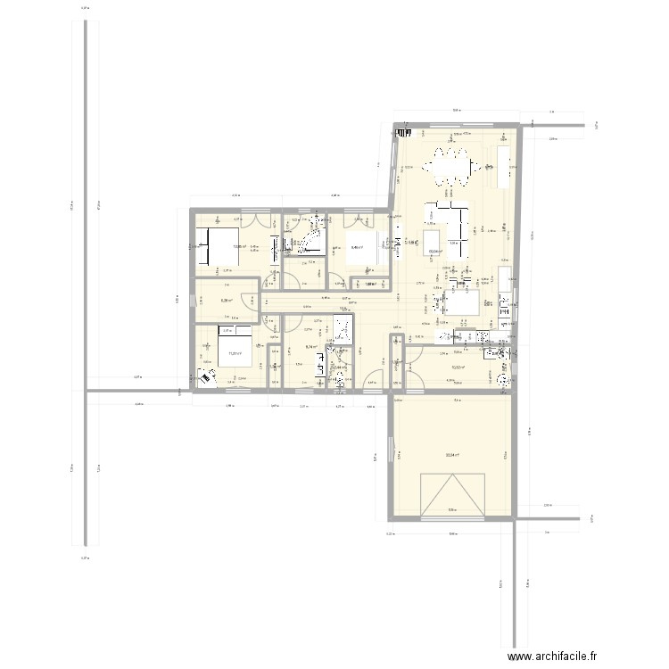 plan base 3. Plan de 0 pièce et 0 m2