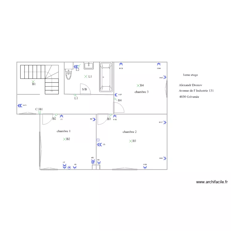 1etage3. Plan de 1etage3. Plan de
