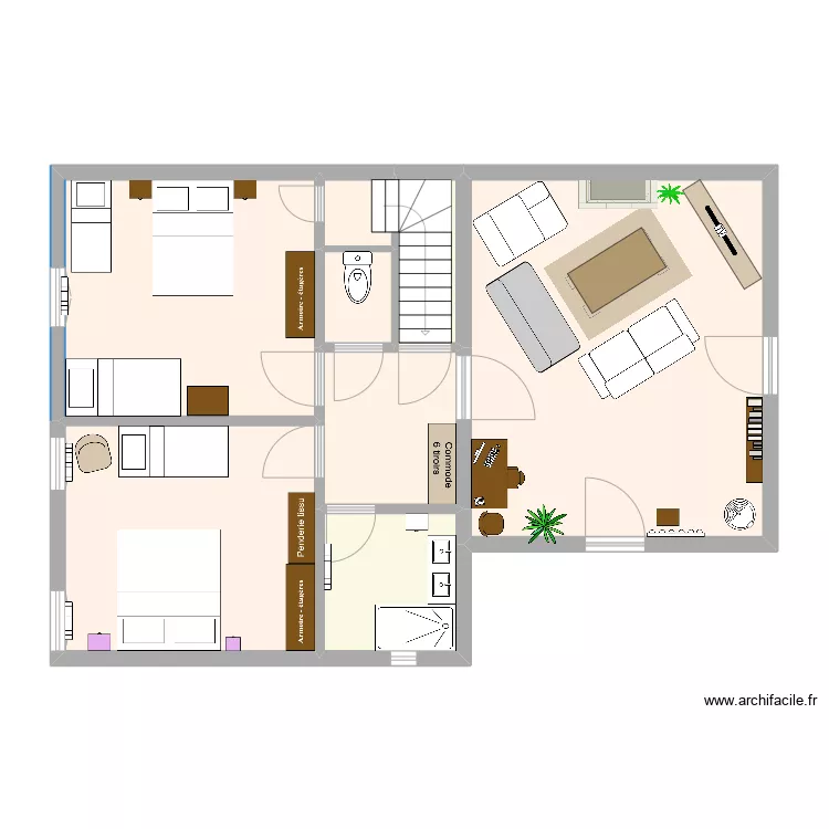 Am&eacute;nagement RDC LGDV d&eacute;c 22. Plan de 