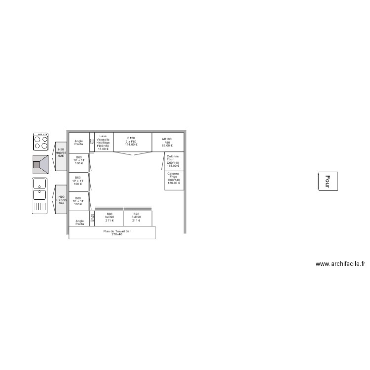 plan cuisine tourcoing. Plan de 0 pièce et 0 m2