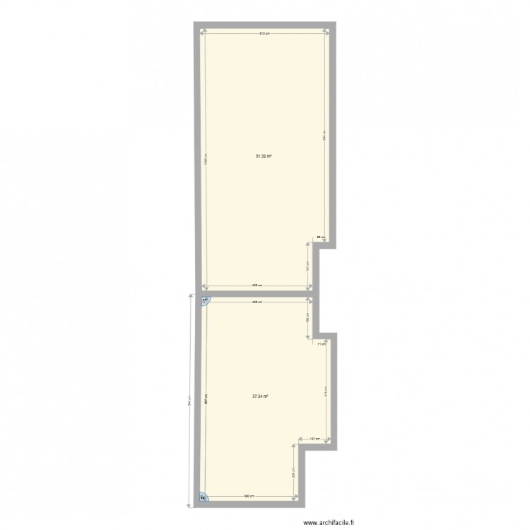appart tarbes projet 2. Plan de 0 pièce et 0 m2