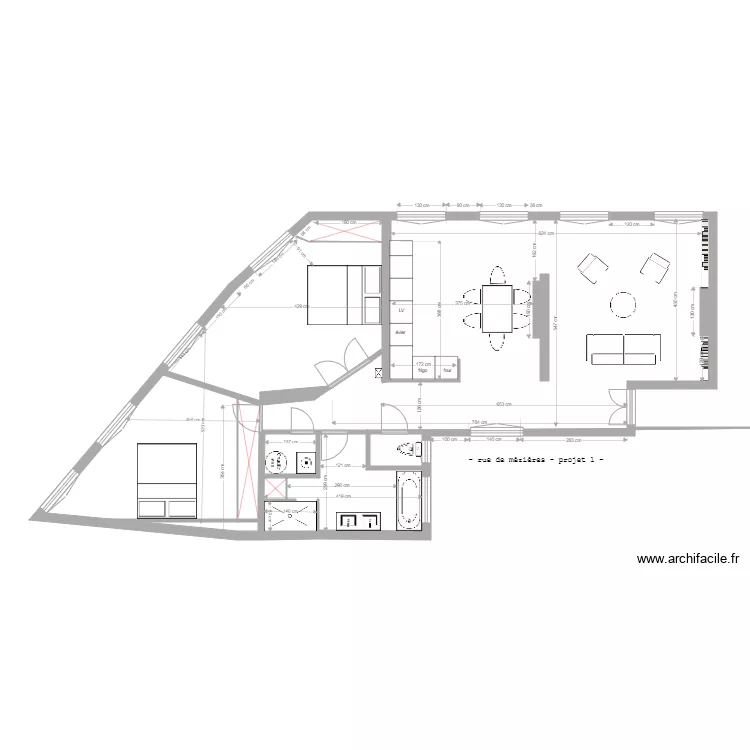 mezieres projet 18 f&eacute;vrier. Plan de 