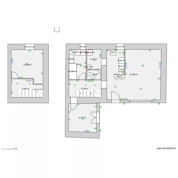 appart2 brut. Plan de appart2 brut. Plan de