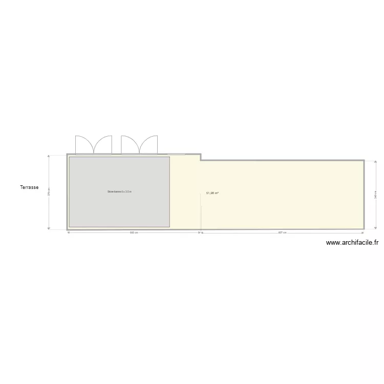 10 passage Rivi&egrave;re plan terrasse v2. Plan de 