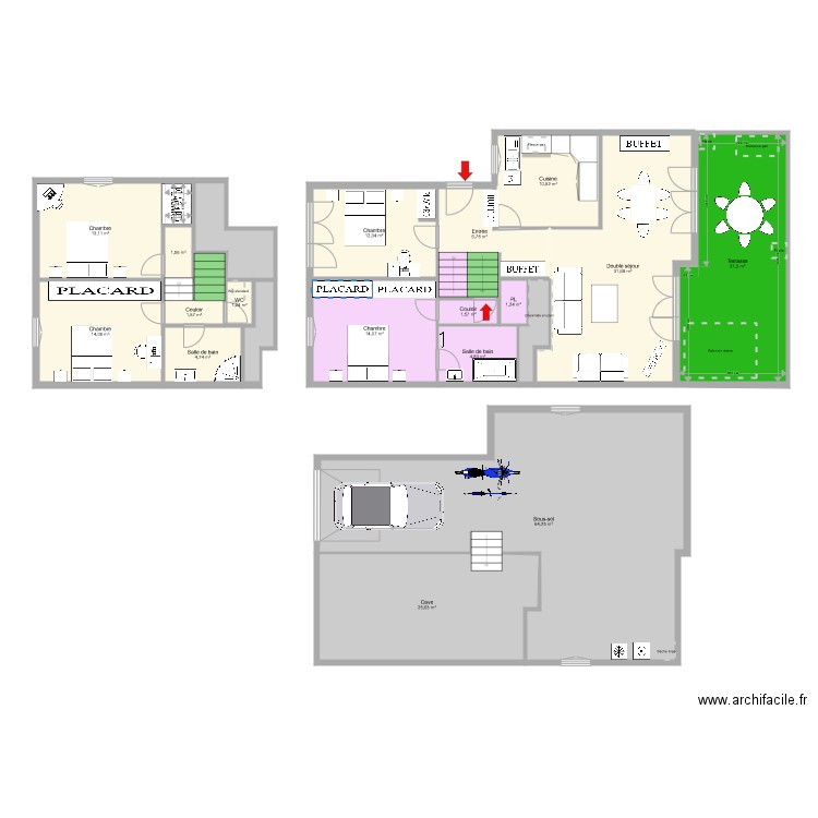 ROUSSEAU Champenoux1. Plan de 23 pièces et 252 m2