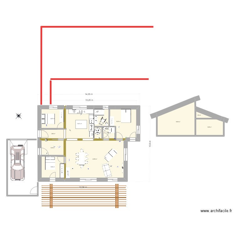 Paille def. Plan de 12 pièces et 139 m2