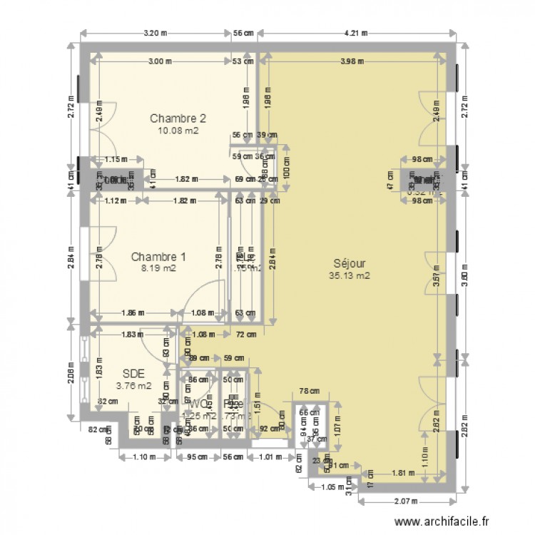 Fontyne apres travaux. Plan de 0 pièce et 0 m2