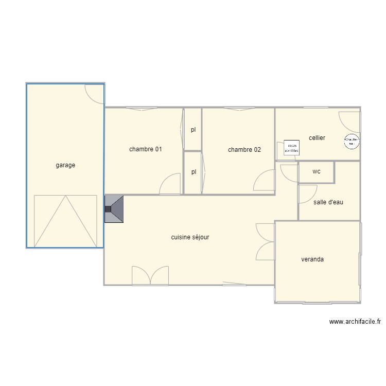 carpentier am 1161. Plan de 0 pièce et 0 m2