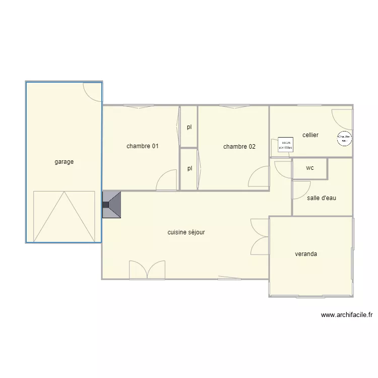 carpentier am 1161. Plan de 