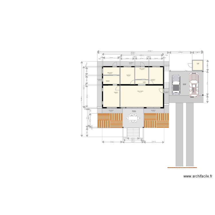 Plan Complet. Plan de 0 pièce et 0 m2