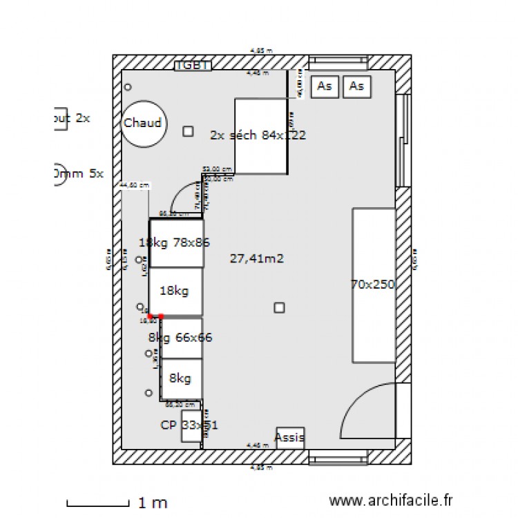 Paliseul lavoir. Plan de 0 pièce et 0 m2