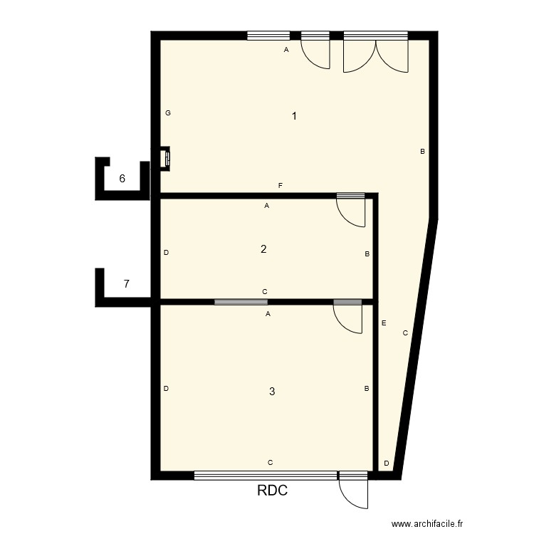 184824 Succession BARROIS Plomb. Plan de 0 pièce et 0 m2