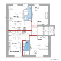 1etage appart thionville  APRES TRAVAUX 