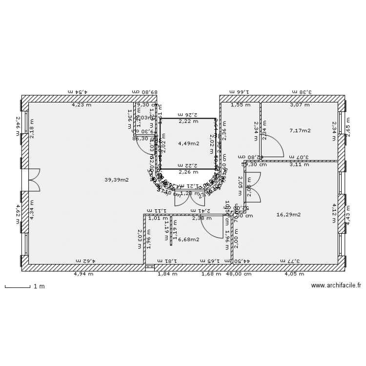 APPART-NOUVEAU. Plan de 0 pièce et 0 m2