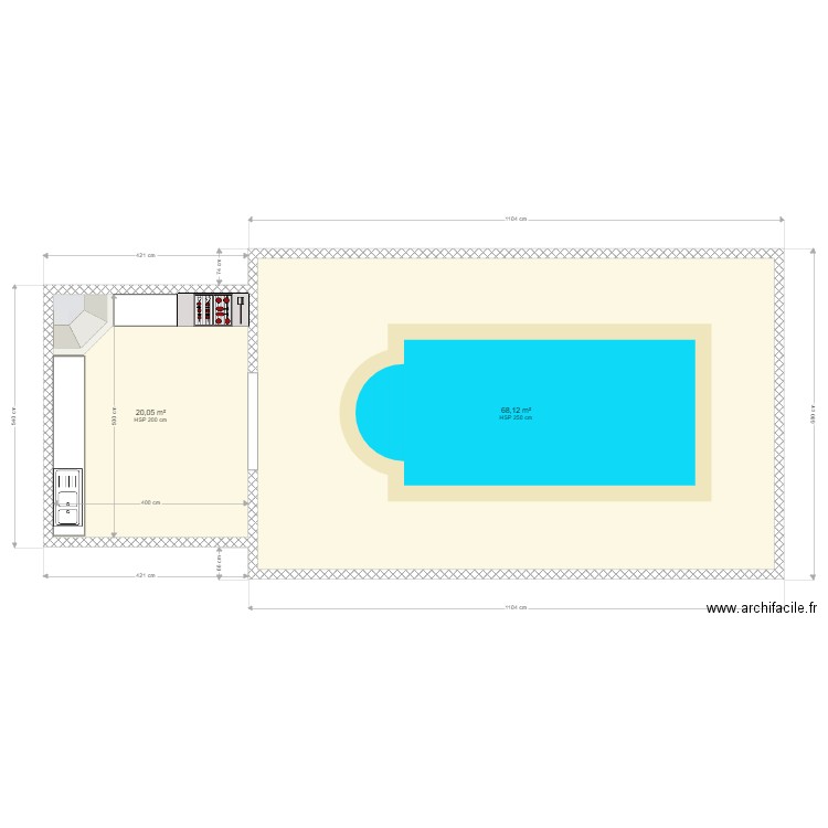 titre. Plan de 0 pièce et 0 m2