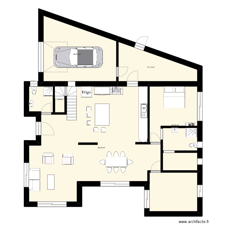 RDCREDUIT1. Plan de 0 pièce et 0 m2