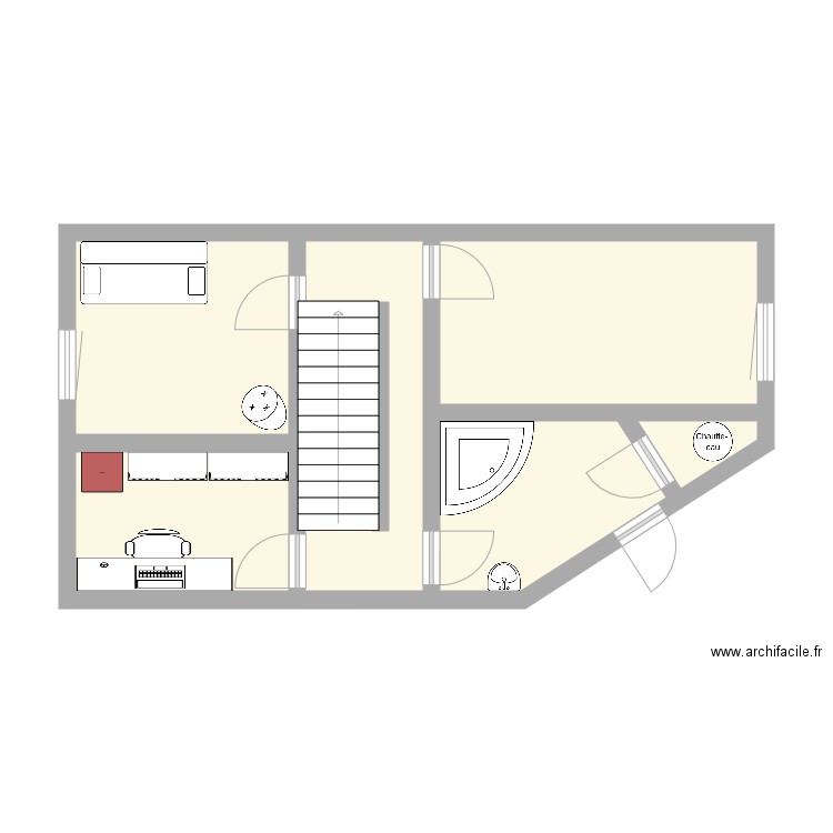 Maison 1er. Plan de 0 pièce et 0 m2