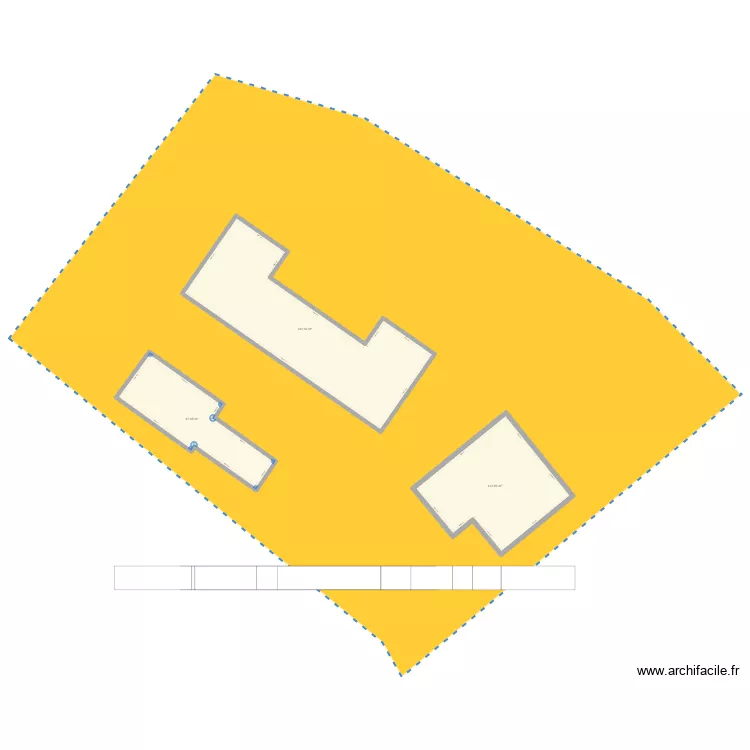 essai avec terrain. Plan de 