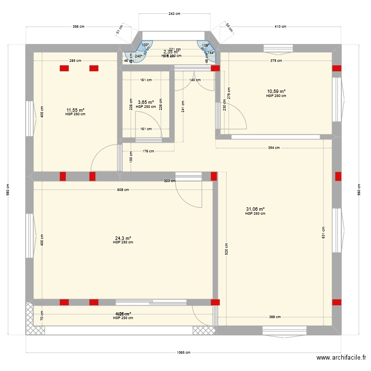 Casamia. Plan de 0 pièce et 0 m2