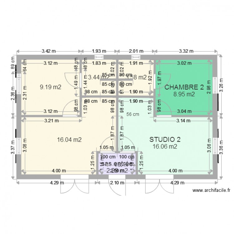 Projet FINAL COTES. Plan de 0 pièce et 0 m2