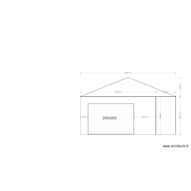 Facade. Plan de 0 pièce et 0 m2