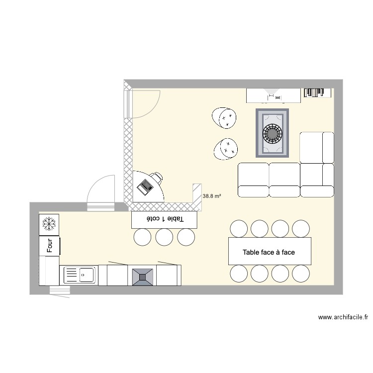 appart V1. Plan de 0 pièce et 0 m2