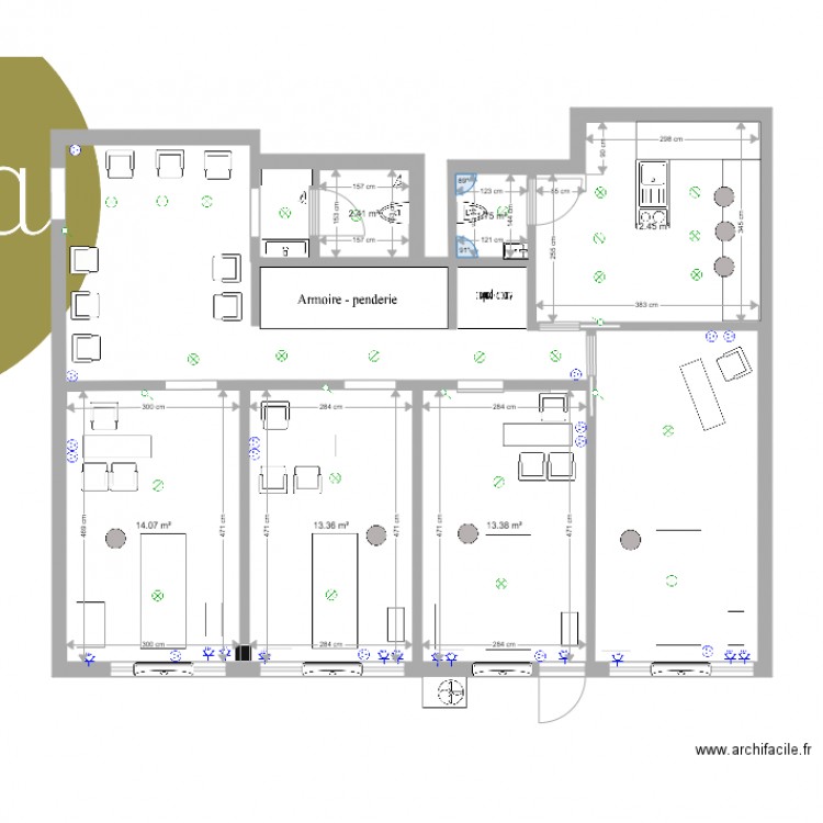 Uccle. Plan de 0 pièce et 0 m2