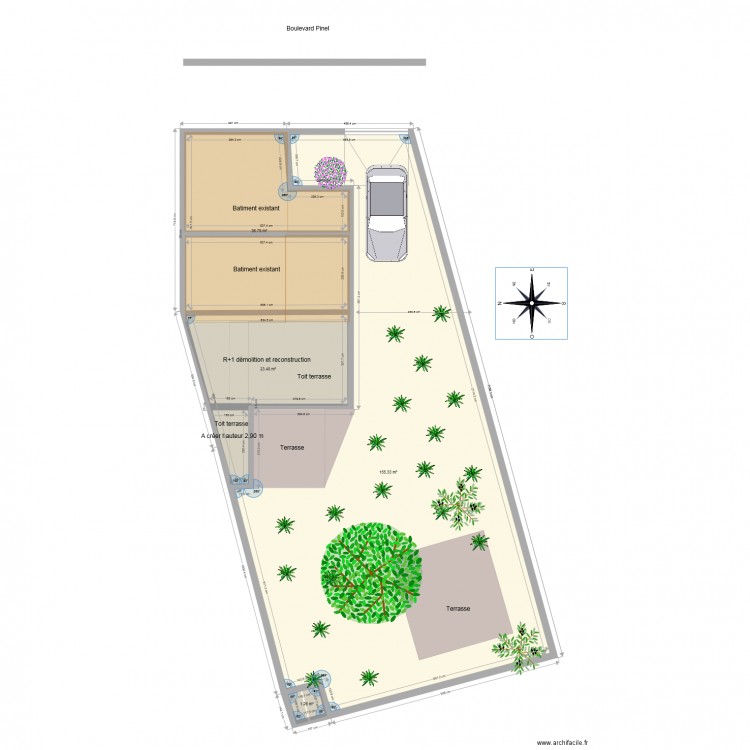 Plan de masse Final 3. Plan de 0 pièce et 0 m2