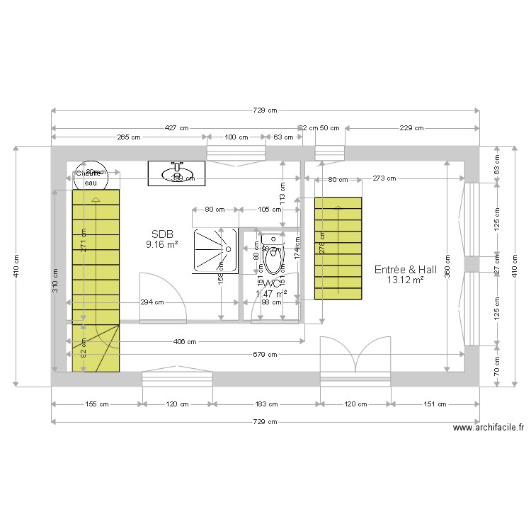 Rez de chaussée. Plan de 0 pièce et 0 m2