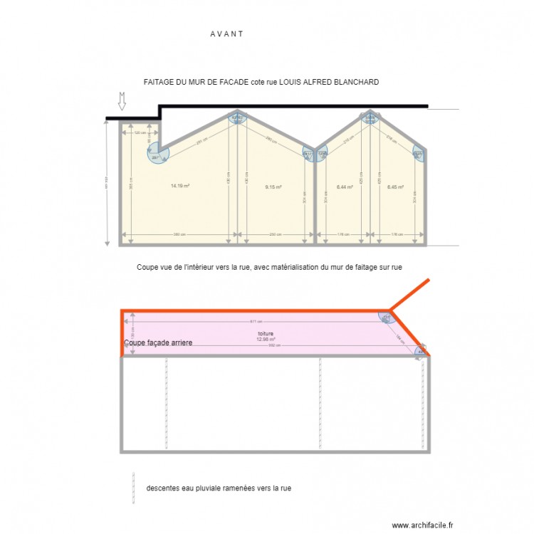 DP COUPES BEGLES avant. Plan de 0 pièce et 0 m2