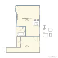 Appartement 19 et 26 meubl&eacute;