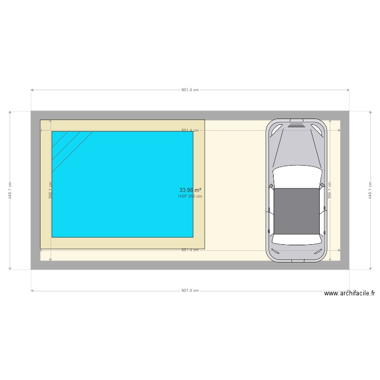 ma piscine2. Plan de 0 pièce et 0 m2