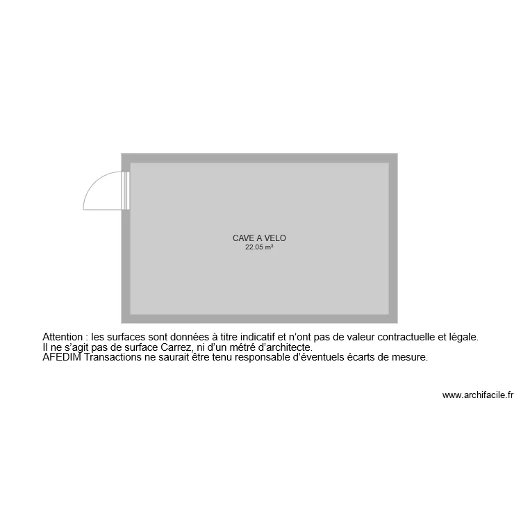 BI 5072 LOCA A VELO. Plan de 