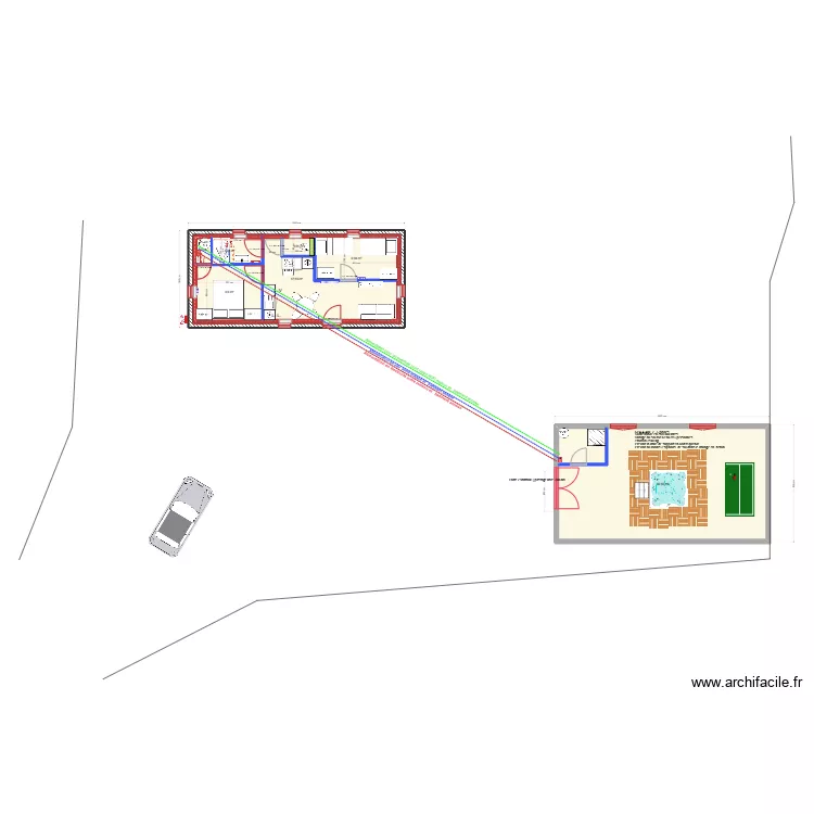 le Quemener beg leguer 24/07. Plan de 
