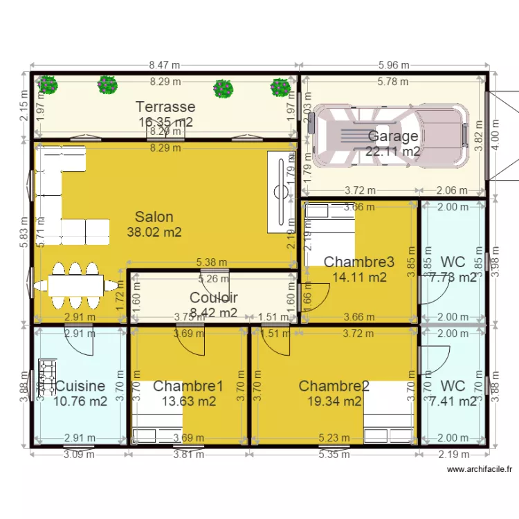 plan Gounde 2. Plan de 