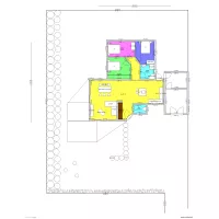 MAISON SUR TERRAIN PROJET PRINQUIAU MITOYENNE AVEC GARAGE ET TERRASSE