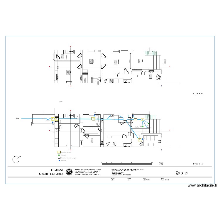 Claisse Architecture Mol 138. Plan de 0 pièce et 0 m2