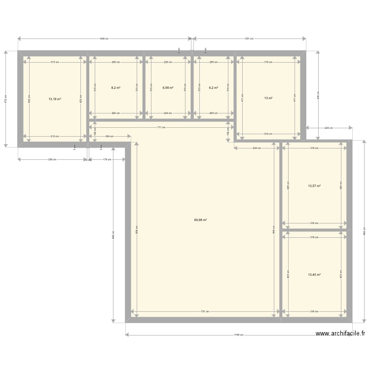 Corse n. Plan de 8 pièces et 145 m2