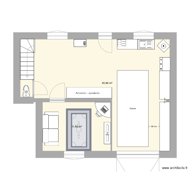 Soussol. Plan de 0 pièce et 0 m2