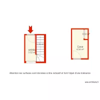 BI 5508 entr&eacute; et cave non  c&ocirc;t&eacute;