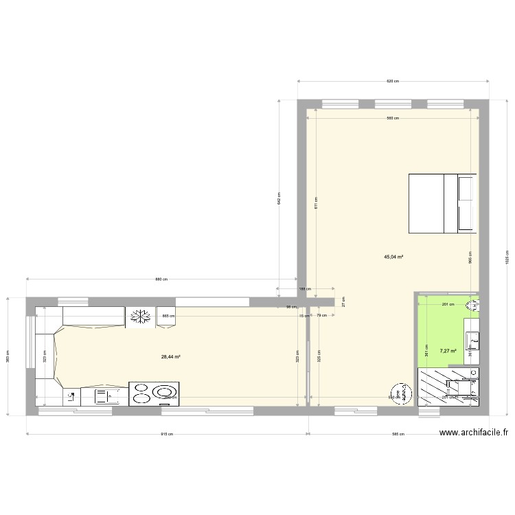 Chambre basse 2. Plan de 0 pièce et 0 m2