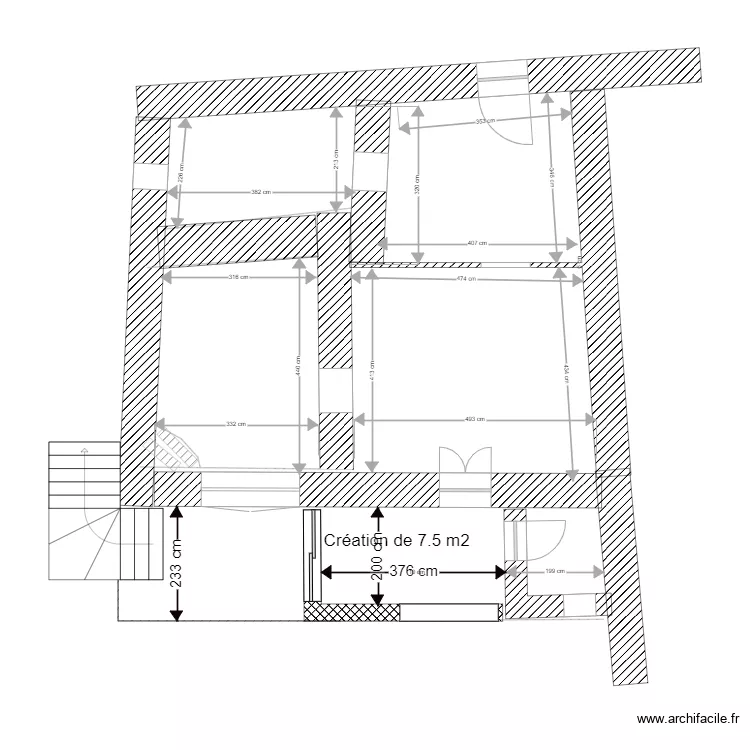 RIBES  NIVEAU 1. Plan de 