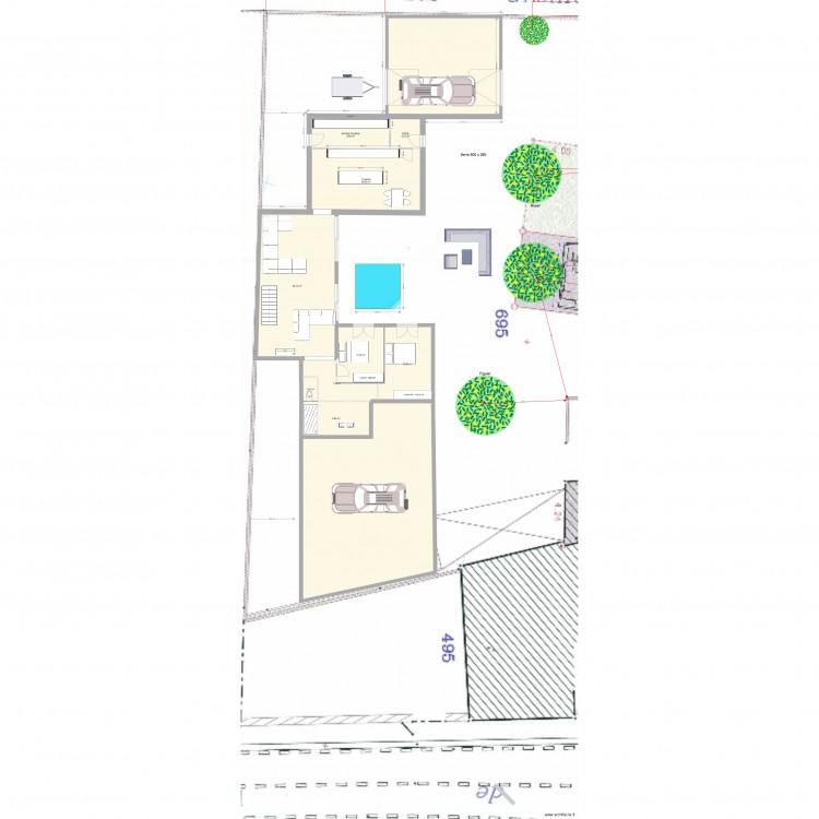 maison v6. Plan de 0 pièce et 0 m2