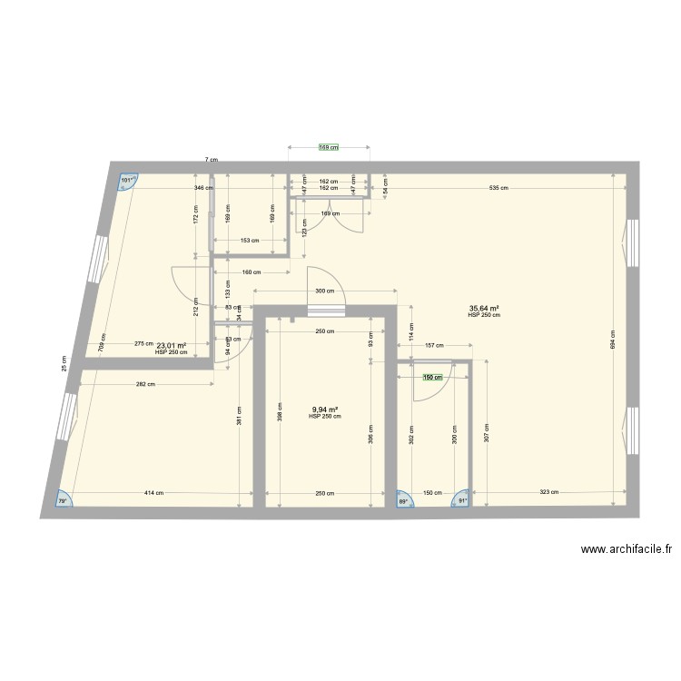 ST MICHEL 7. Plan de 0 pièce et 0 m2