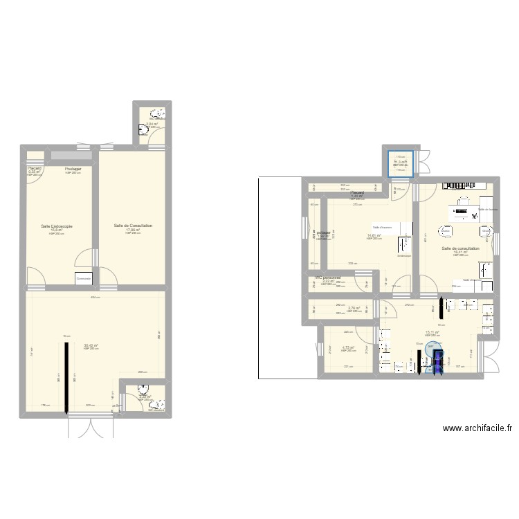 Cabinet + location+ modification . Plan de 0 pièce et 0 m2