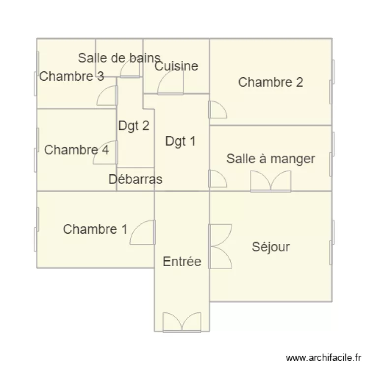 CROQUIS 81 QUAI D ORSAY. Plan de 