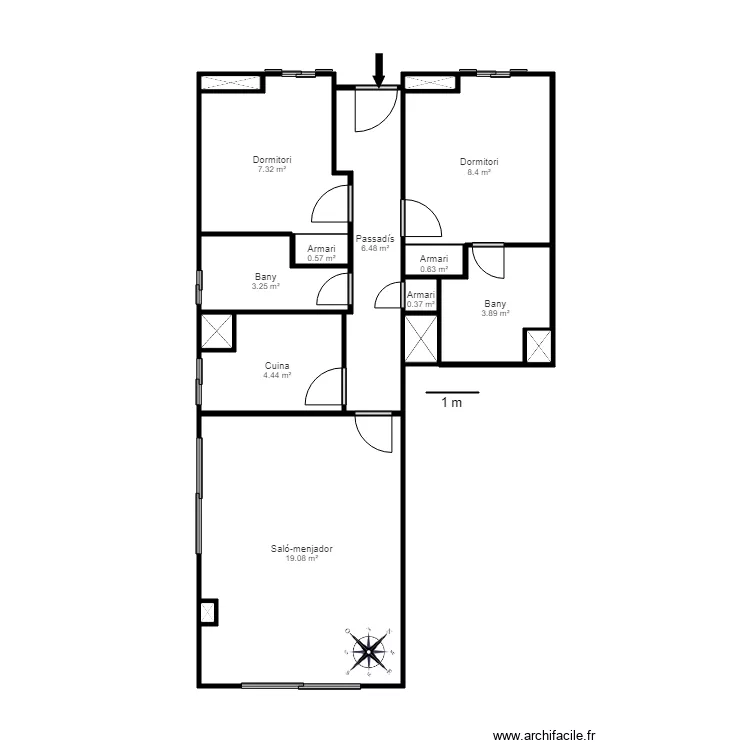 ED TUR&Oacute; DE VILA FASE III 2 1 URB HORT DE GOD&Iacute; ENCAMP. Plan de 